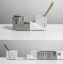 2color サントリーニ島モチーフ 建築模型ペンスタンド
